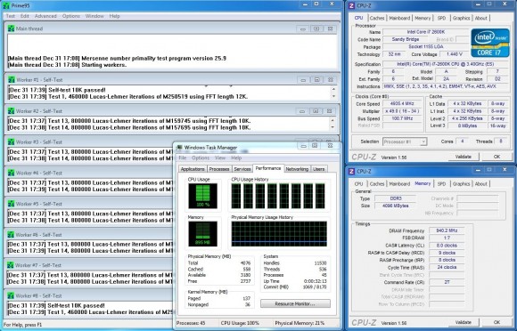 Intel Core i7 2600K - Stabilitate OC CPU pe MAXIMUS 4 EXTREME