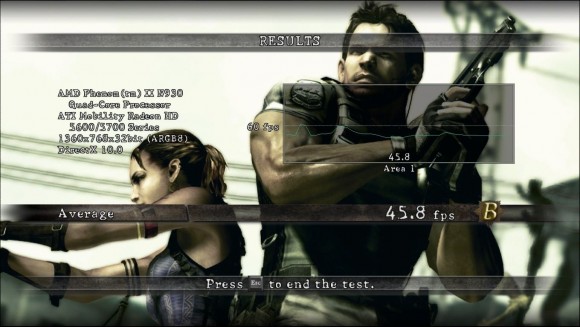 Resident Evil 5 1360x768 DX10 High