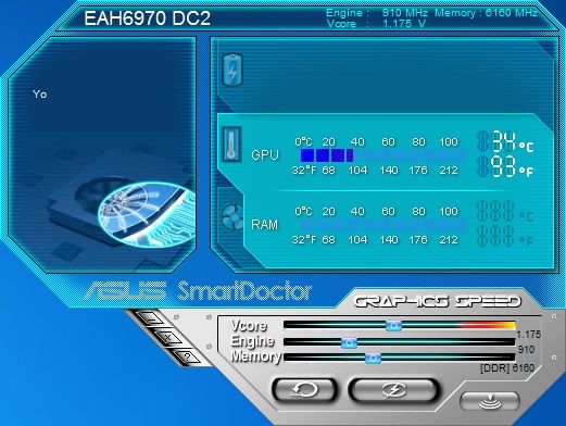 ASUS Radeon HD 6970 DirectCU II - SmartDoctor