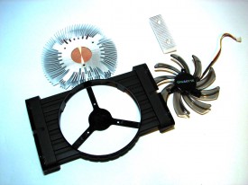 GIGABYTE GV-N550OC-1GI - cooler fata
