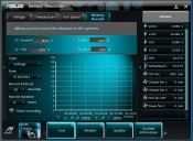 ASUS P8Z68-V PRO - ASUS AI Suite II Sensor Recorder History Record