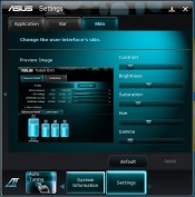 ASUS P8Z68-V PRO - ASUS AI Suite II Settings Skin