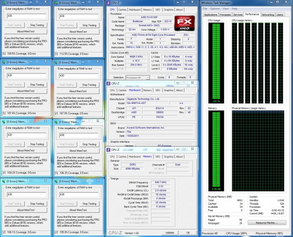 AMD FX-8150 - stabilitate OC RAM