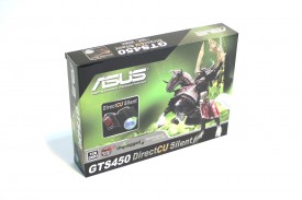 ASUS GTS450 DirectCU Silent ambalaj fata 275x183 ASUS DirectCU: acum şi pasiv