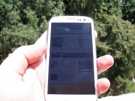 Samsung Galaxy S III screen