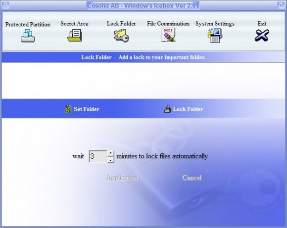 Cosolid Windows Icebox - Lock Folder