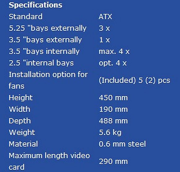 Cooltek Karmides - specificatii