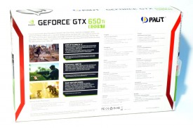 Palit GTX 650 Ti BOOST OC 2GB - ambalaj spate