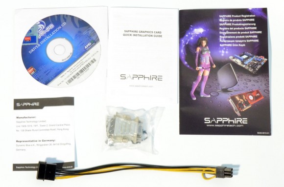 Sapphire HD7770 GHz Edition OC - accesorii