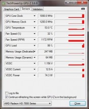 Sapphire HD7870 GHz Edition - GPU-Z Stock Load