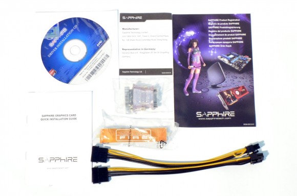 Sapphire HD7870 GHz Edition - accesorii