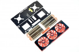 AMD Radeon HD 7990 - cooler fata