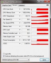 NVIDIA GeForce GTX 780 - GPU-Z OC Load