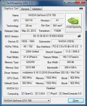 NVIDIA GeForce GTX 780 - GPU-Z Stock
