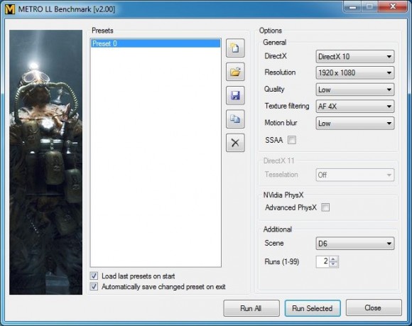 AMD A10-6800K - Metro Last Light