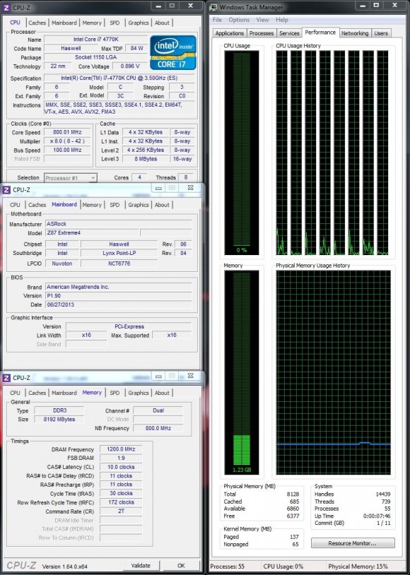 ASRock Z87 Extreme4 - Turbo 4.2GHz Idle