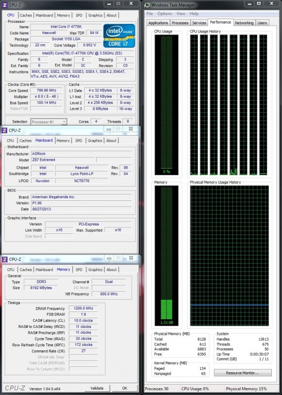 ASRock Z87 Extreme4 - Turbo 4.6GHz Idle