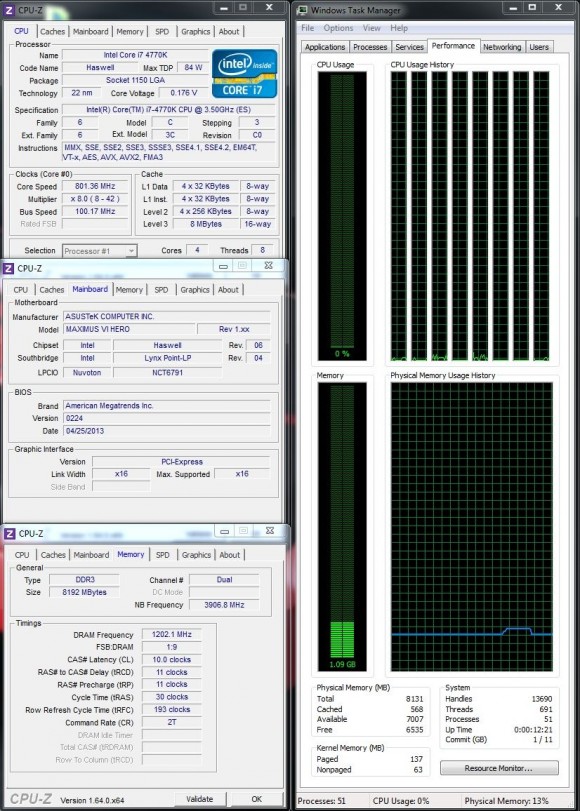 ASUS MAXIMUS VI HERO - CPU Level Up 4.2GHz Idle