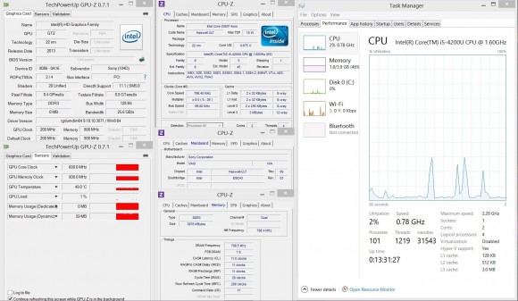 Sony Vaio SVP1121M2E - Idle