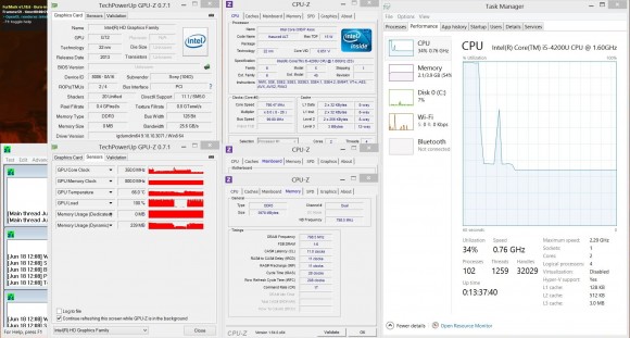 Sony Vaio SVP1121M2E - Prime95 + FurMark