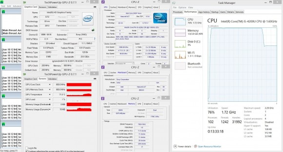 Sony Vaio SVP1121M2E - Prime95