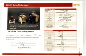 MSI Z87 MPOWER MAX - certificare overclocking