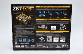 ASUS Z87-EXPERT - ambalaj spate