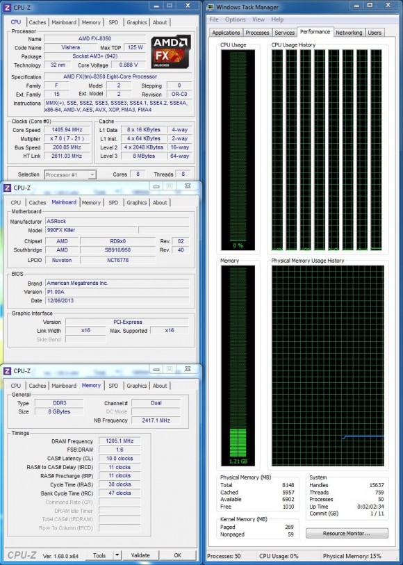 ASRock Fatal1ty 990FX Killer - Stock Idle