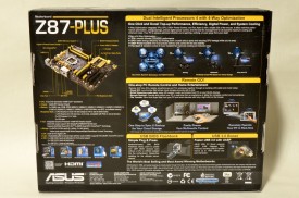 ASUS Z87-Plus - ambalaj spate