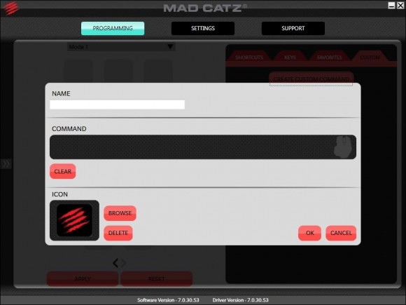 Mad Catz S.T.R.I.K.E.3 - A.P.P. - Programming - Create Custom Command