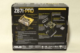 ASUS Z87I-PRO - ambalaj spate