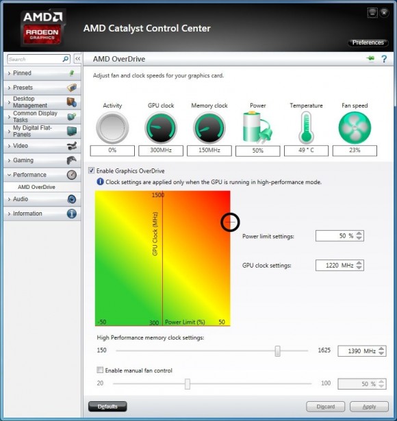 SAPPHIRE VAPOR-X R7 250X OC - AMD Overdrive