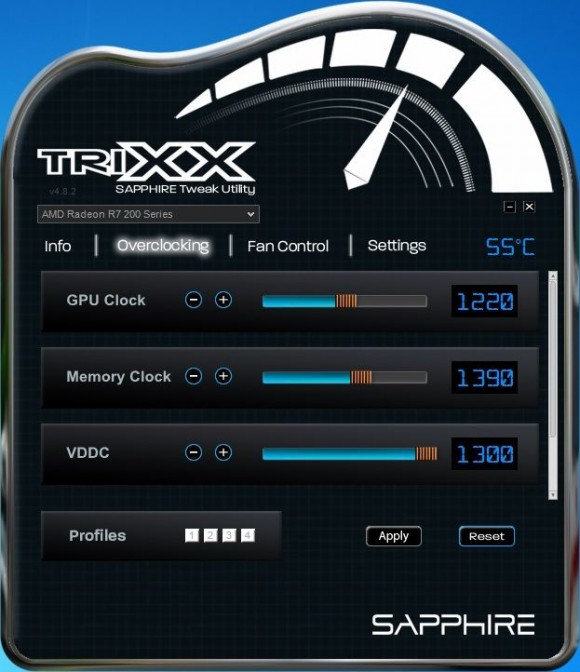 SAPPHIRE VAPOR-X R7 250X OC - Sapphire TriXX