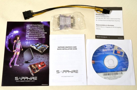 SAPPHIRE VAPOR-X R7 250X OC - accesorii