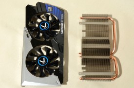 SAPPHIRE VAPOR-X R7 250X OC - cooler fata