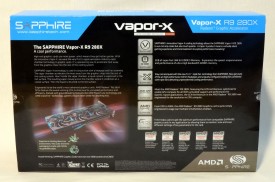 Sapphire Vapor-X R9 280X TRI-X OC WITH BOOST - ambalaj spate