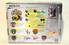 ASRock AM1B-ITX - ambalaj spate