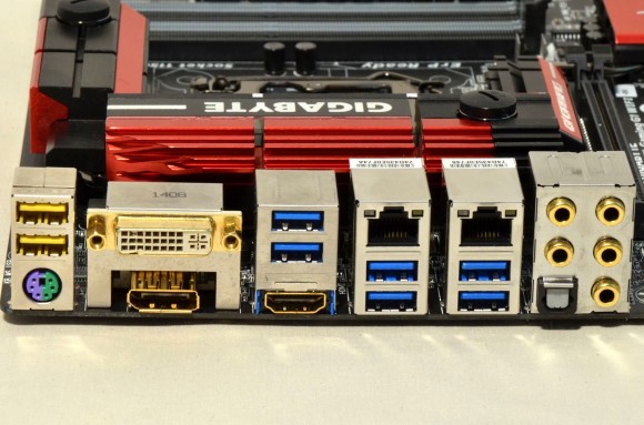 GIGABYTE GA-Z97X-GAMING G1 WIFI-BK - back panel