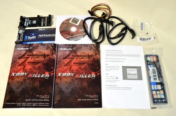 ASRock Fatal1ty X99X Killer - accesorii