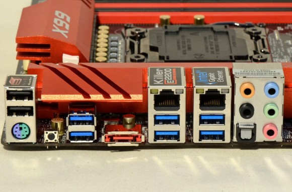 ASRock Fatal1ty X99X Killer - back panel