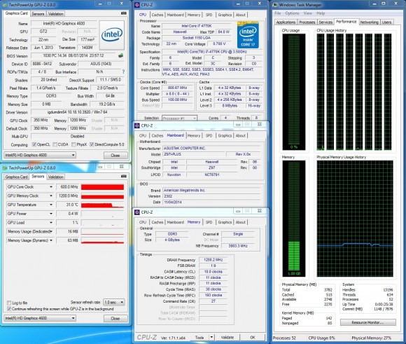 ASUS Z97I-PLUS - EZ Tuning Wizard Idle