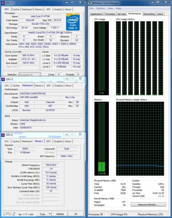 ASUS H97-PRO GAMER - EZ Tuning Wizard Idle