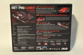 ASUS H97-PRO Gamer - ambalaj spate