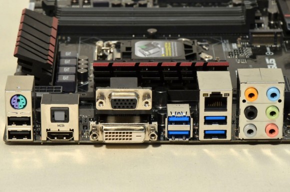 ASUS H97-PRO Gamer - back panel