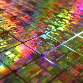 Detaliu wafer siliciu