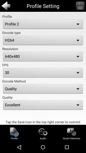 TRENDnet CloudView - Profile Setting