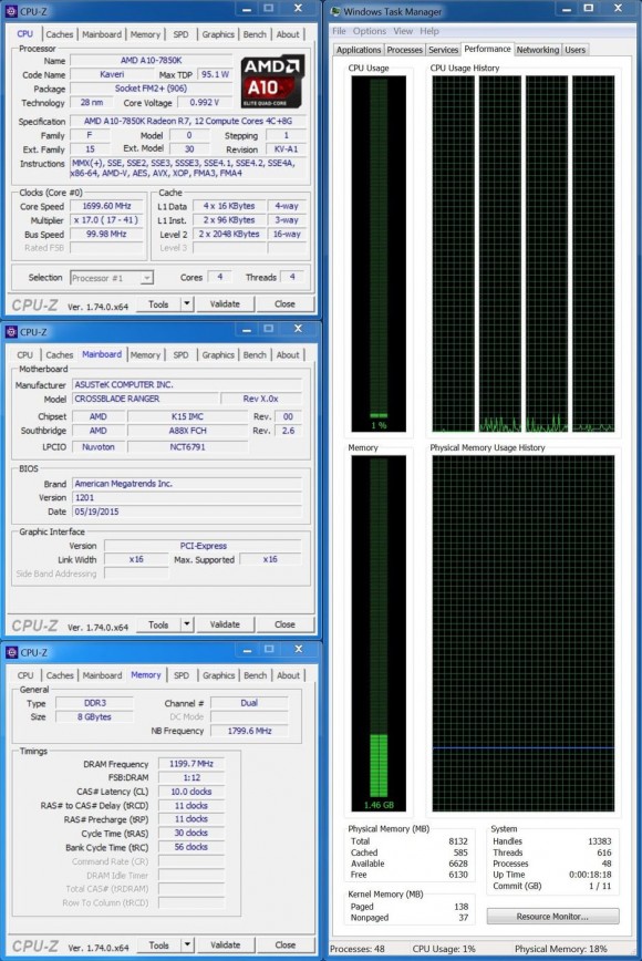 ASUS CROSSBLADE RANGER - OC Tuner Idle