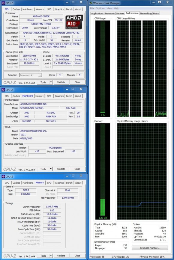 ASUS CROSSBLADE RANGER - Stock Idle